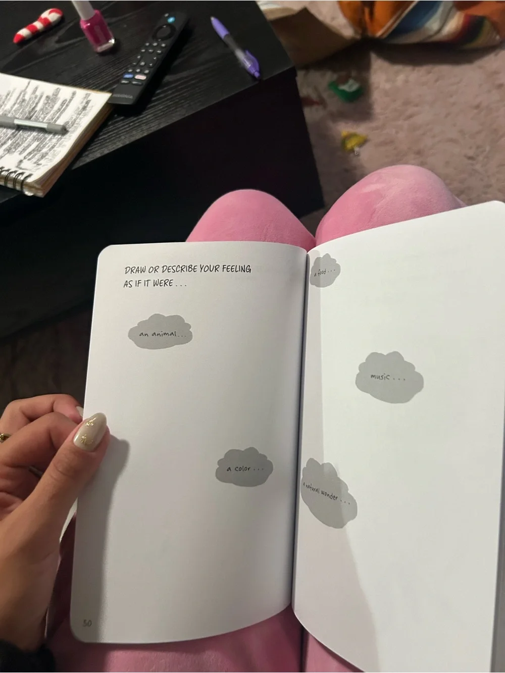 Put Your Feelings Here — Black & Orange DBT Journal